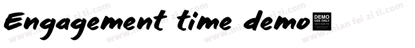 Engagement time demo字体转换